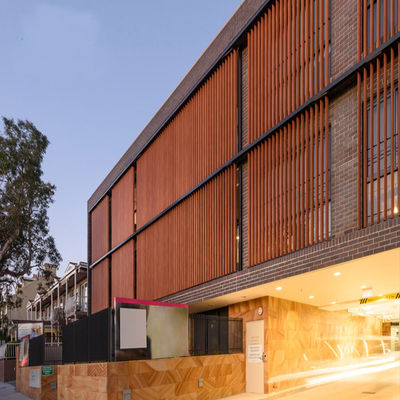Prefabricated Horizontal Vertical Aluminum Sunshade Louvers