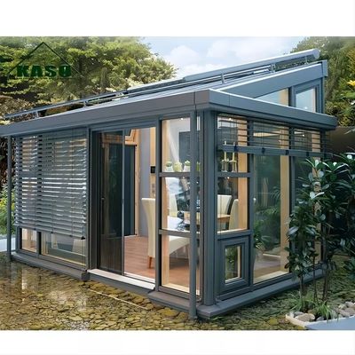 1.4mm μικρό Sunroom σπίτι γυαλιού αργιλίου προκατασκευασμένο πλαίσιο
